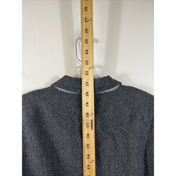 J CREW Women’s Gray Tweed Blazer Size 6 Charcoal Jacket 77388 - Picture 6 of 9